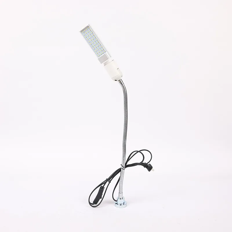44 Bead Magnetic Machine Light Square 12W 220V Numerical Control Machine Work Light Hose LED  Sewing Machine Light US Plug