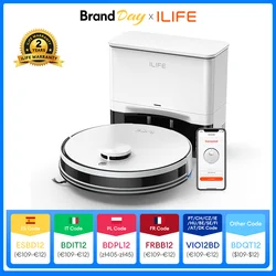 ILIFE A30 PRO 5000Pa Suction, Robot Vacuum and Mop Combo, Self emptying, 60 day capacity,  App/remote , 180 minute running time