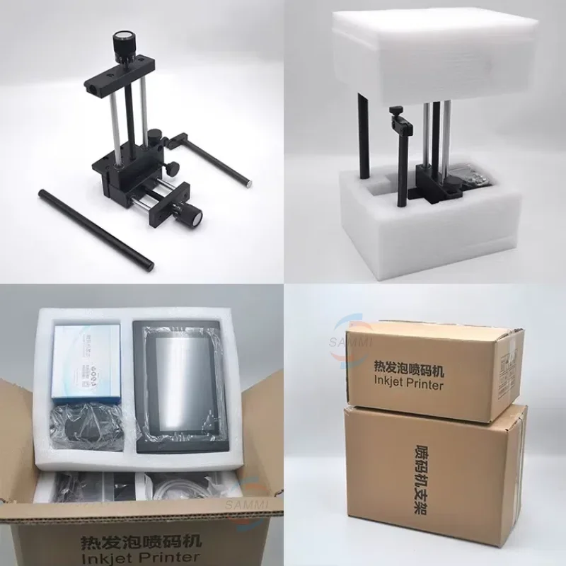 OH-180 Automatic Inject Printer With Conveyor Small Characters Static Inkjet Printer Date Spray Printing Machine 12.7mm Nozzle