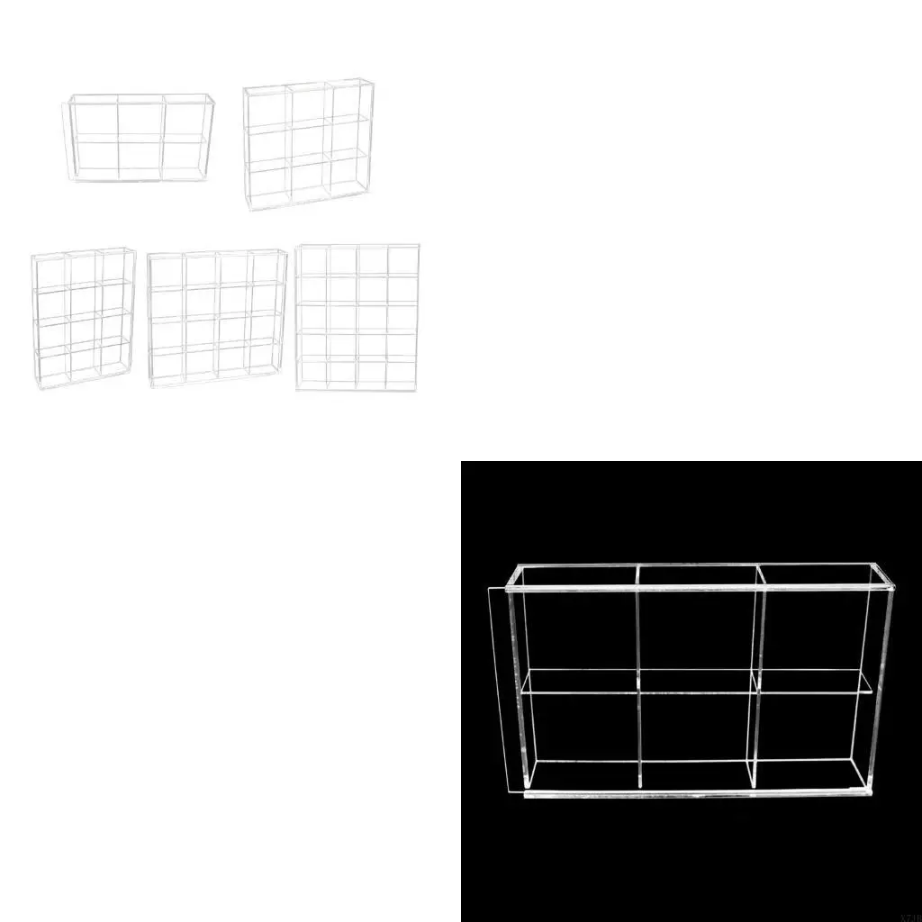 

Compartmentalized Box Lightweight Acrylic Badge Display Container for Collectors