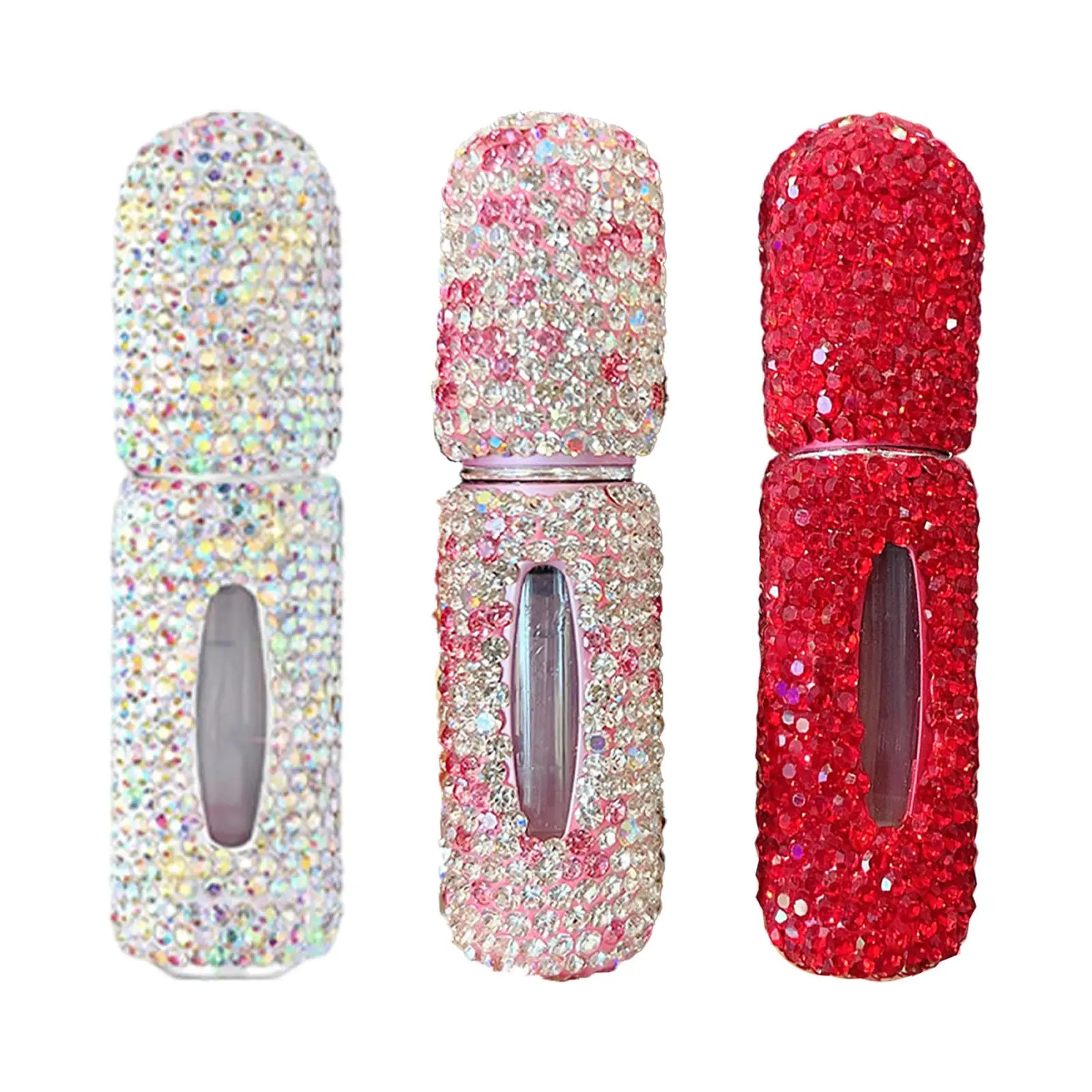 Bling Perfume Spray Bottle Decorative Portable Refillable for Gift Girls