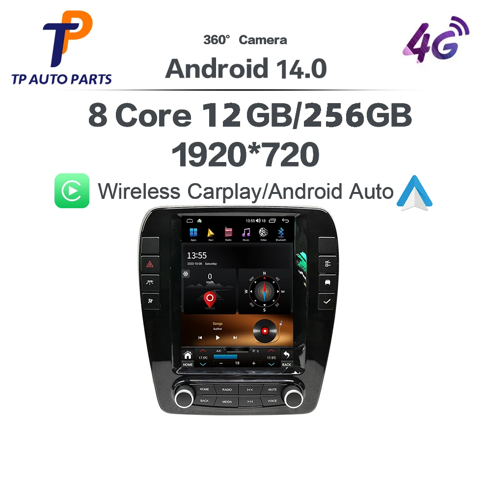 Android 14 Car Radio For Buick Enclave 2009-2016 Car Multimedia Video Player Auto GPS Navigation Carplay Unit 10.4