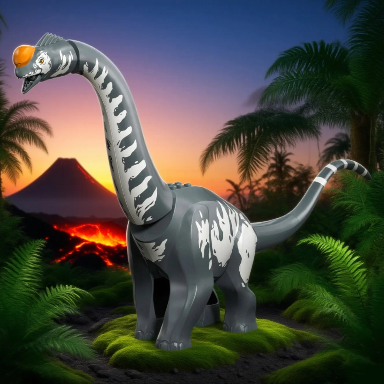 

Jurassic Era Dinosaur Building Blos rannosaurus Rex Assembly Puzzle Toys Eonal Animal Models for Boys over 5 Years