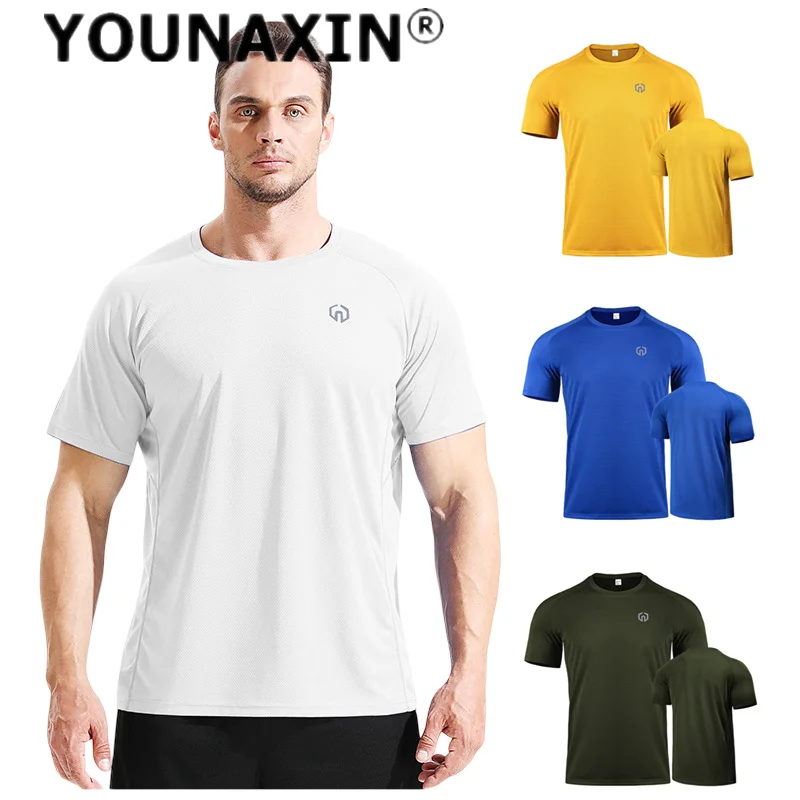 Men's Basketball Sportswear Running Fitness Mesh T-shirts Quick-drying Short-sleeved Cycling Training Top S M L XL 2XL 3XL 4XL