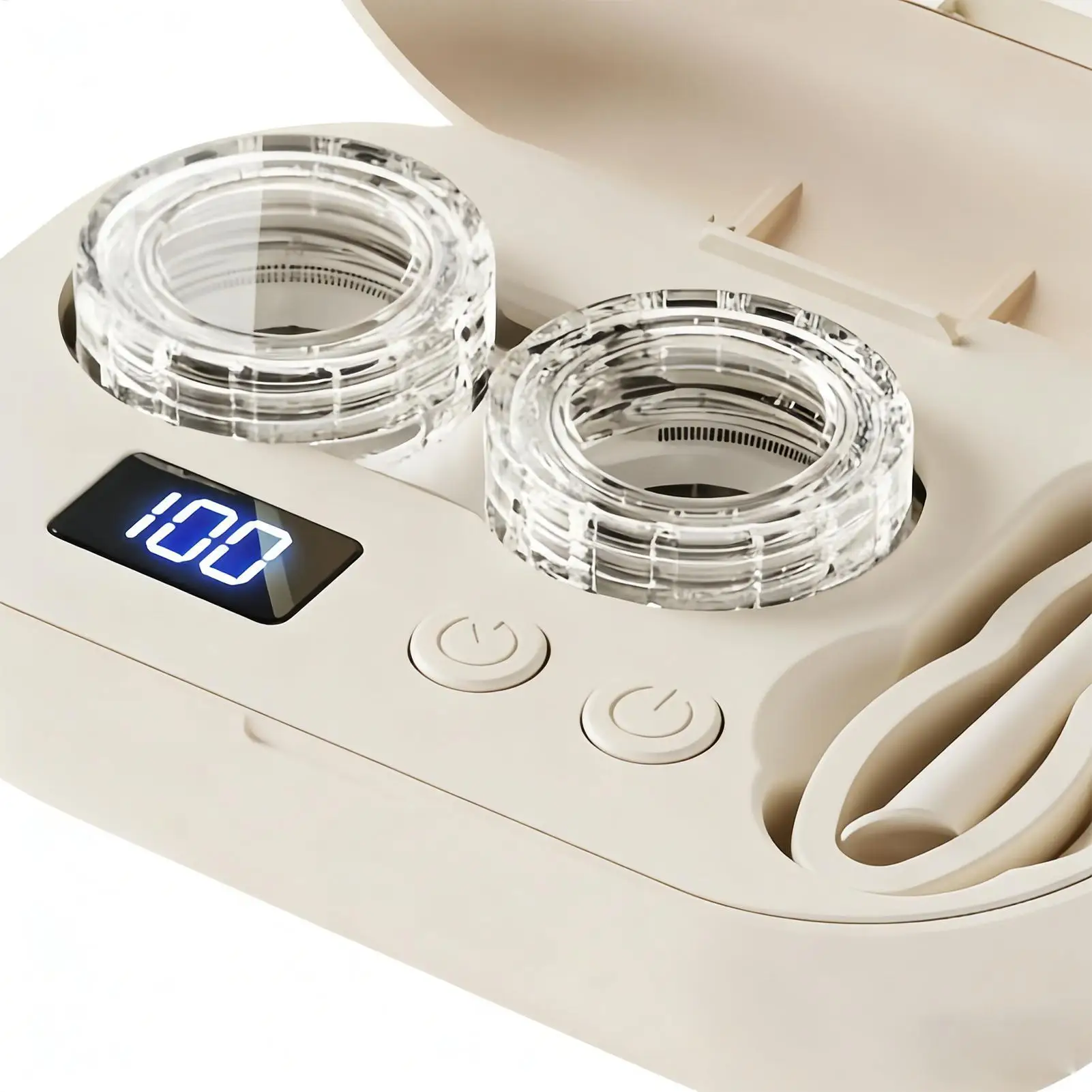Travel Contact Lens Case Kit, Ultrasonic Portable Electric Home Supplies Cute Contact Lens Case for Outdoor Fitness Travel Home - view 4