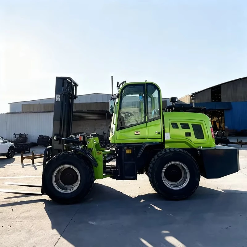 2.5ton 3ton 3.5ton 4ton 5ton 6ton 8ton 10ton 4WD All Four 4 Wheel Drive New Forklift Rough Terrain Forklift