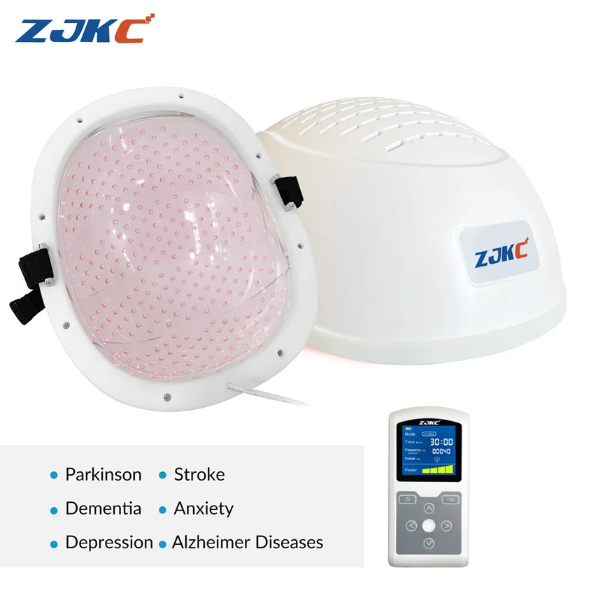 

810nm Alzheimer Treatment Photobiomodulation Therapy Red Light Near Infrared Therapy for Stroke Parkinson Treatment Led Helmet