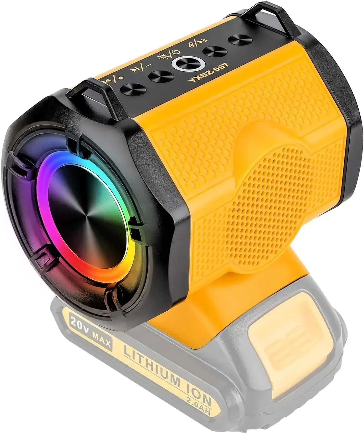 Alto-falante Bluetooth Portátil com Usb Alto-falante sem Fio Amplificador para Dewalt Presente Festa ao ar Livre 18v Li-ion Battery