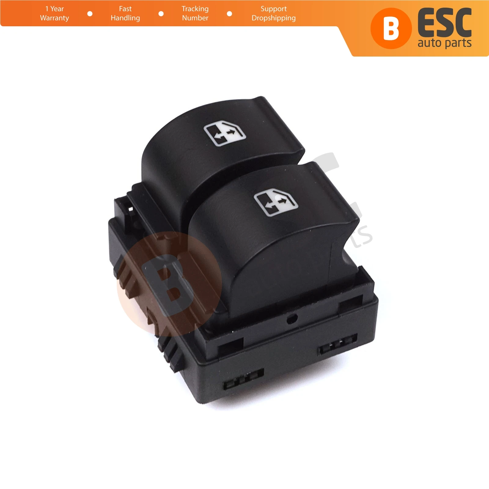 EDP1026 Electric Power Window Regulator Control Switch Front Left 735442329 for Fiat Linea 2 Button 4 Pin Made in Turkey