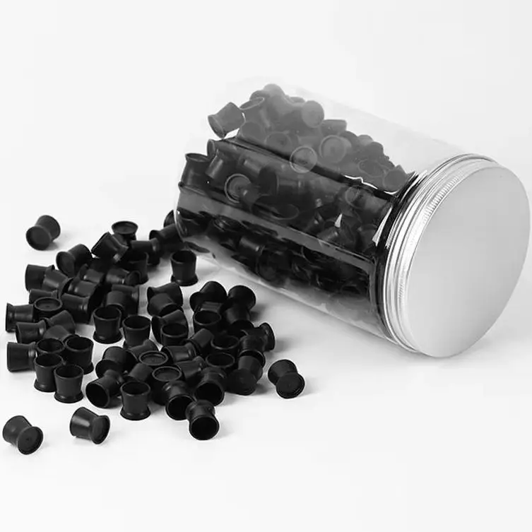 

300 Pcs Disposable Silicone Tattoo Ink Cups Color Cup With Base Pigment Holder Container Cap Tattoo Accessory For Tattoo Ink