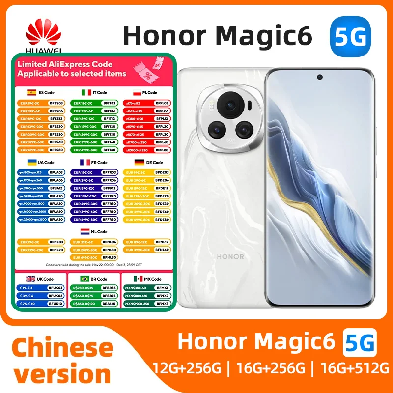 Honor Magic6 5G Google Play Snapdragon 8 Gen 3 6.78 