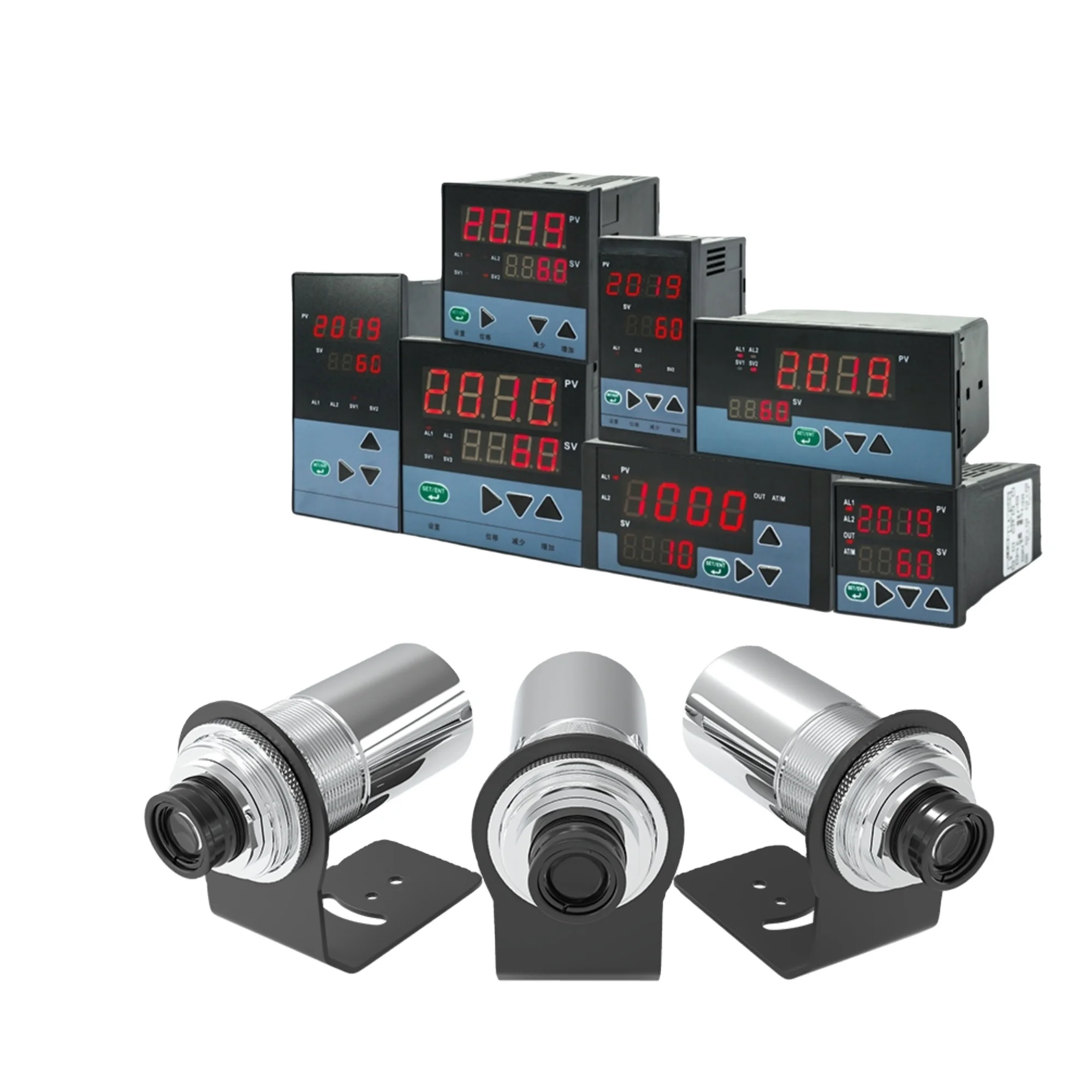 

BYD-D15110A 150~1100℃ Infrared Thermometer Temperature Sensor Probe Transducer Fixed Non-contact Digital Display