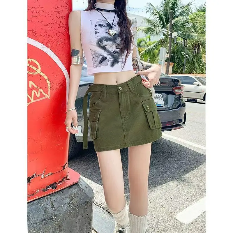 

Юбки в стиле коттеджкор для женщин: повседневные, практичные, универсальные, свободного кроя, с карманами, до колена, осенние, для подростков