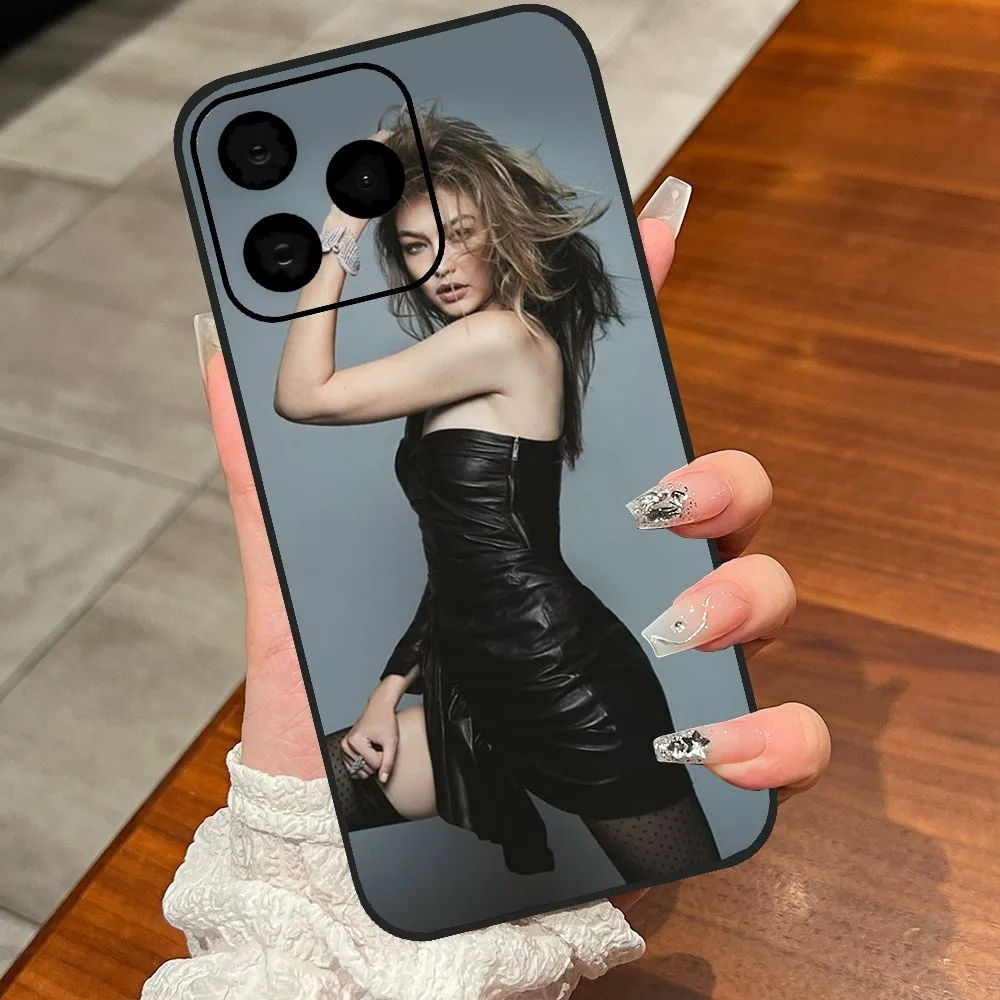 model Gigi Hadid Phone Case For iPhone 8 15 Plus 11 12 13 Pro Max 14 14 15Pro Max