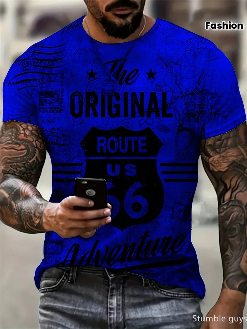 Herren Übergrößen Mode T-Shirt Sommer Anime-Inspiriert Locker Geschnitten Kurzarm Atmungsaktiv Leicht Übergroßes Jersey-Oberteil