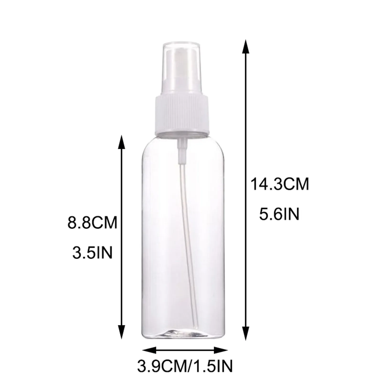 5 pièces 100ML capacité haute pression hydratant récipient vide Transparent en plastique vide vaporisateur bouteille petit vaporisateur