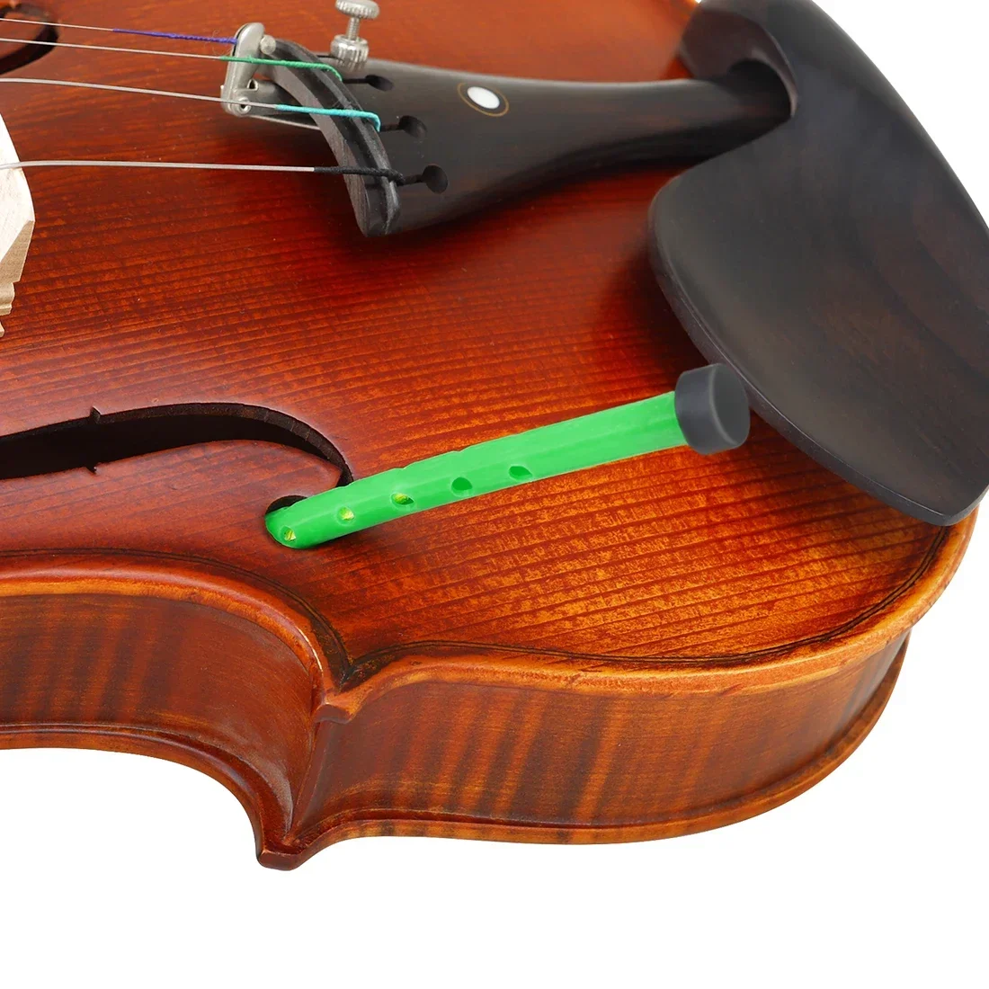 Violin F Hole Humidity Indicator Humidifier Green Rubber Hygrometer Is Suitable For Violin Maintenance Violin Accessory Parts