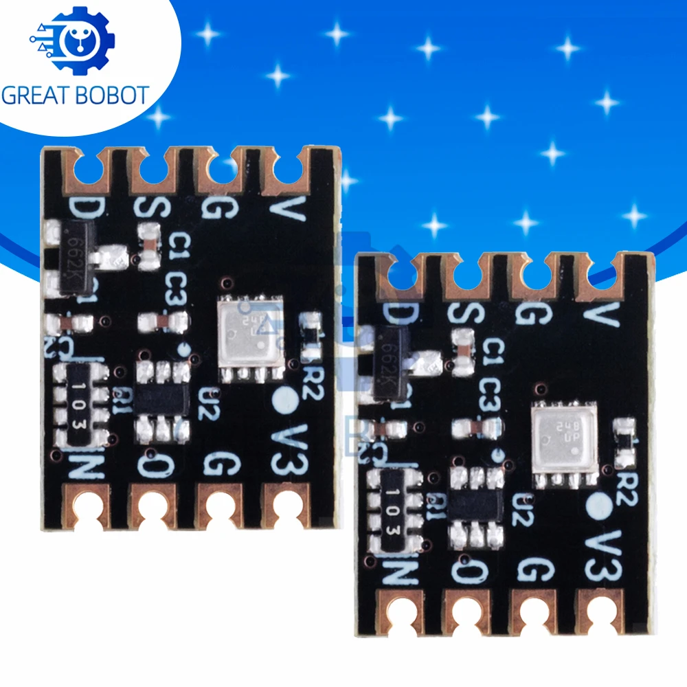 Black ZY BME280 3-in-1 Sensor Module, High Precision Temperature Humidity Barometer Altimeter Monitor Compatible with for Ardui