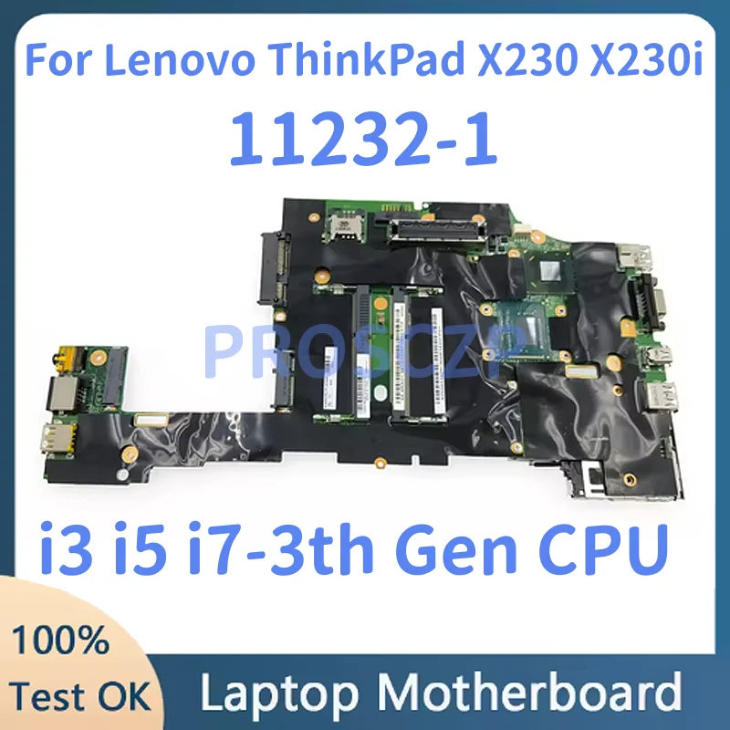 

11232-1 LDB-2 MB for Lenovo ThinkPad X230 X230i Laptop Motherboard with i3 i5 i7 CPU Fru:04X3740 04X4604 04X4505 DDR3 Tested