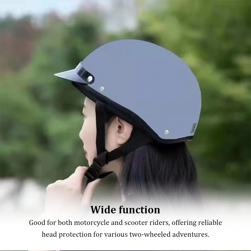 Portable Motorcycle Helmet Scooter Helmet Headgear Motorcycles Supplies