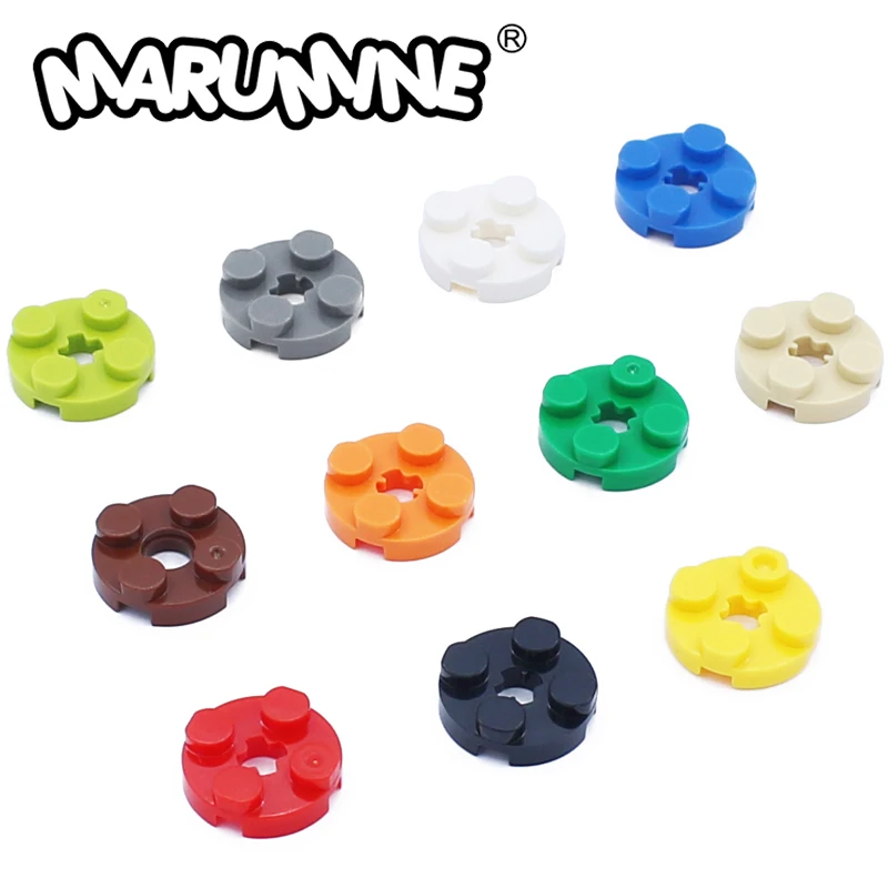 Marumine 4032 Đĩa Tròn 2X2 Với Trục Lỗ Xây Dựng Mô Hình Bộ Dụng Cụ Mộc Khối Xây Dựng Cổ Điển Phụ Kiện Phần Cho trẻ Em