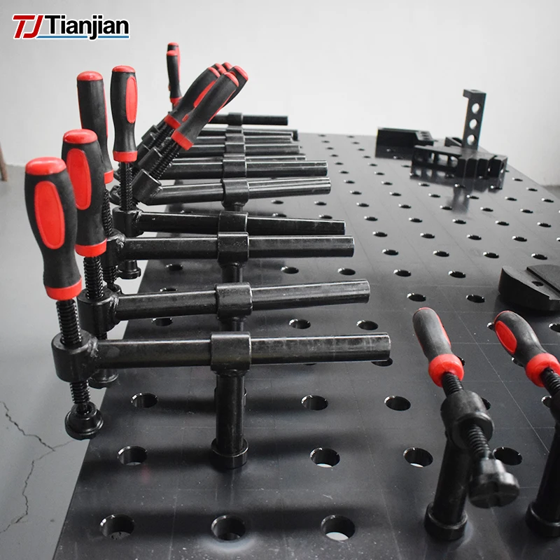 

Q355B Heavy Equipment Repair 3D Welding Platform Diagonal Hole Pattern Plasma-Treated Design Reduced Brittleness Customizable