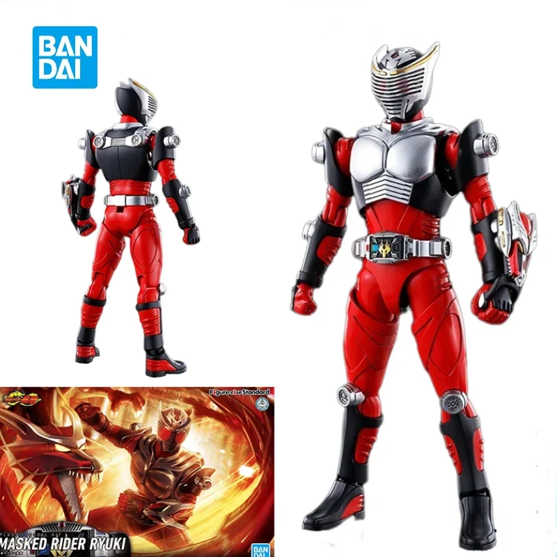 In Stock Original Bandai Genuine Figure-Rise Standard Kamen Masked Rider RYUKI Model Toys Anime Action Figure Gifts Collectible