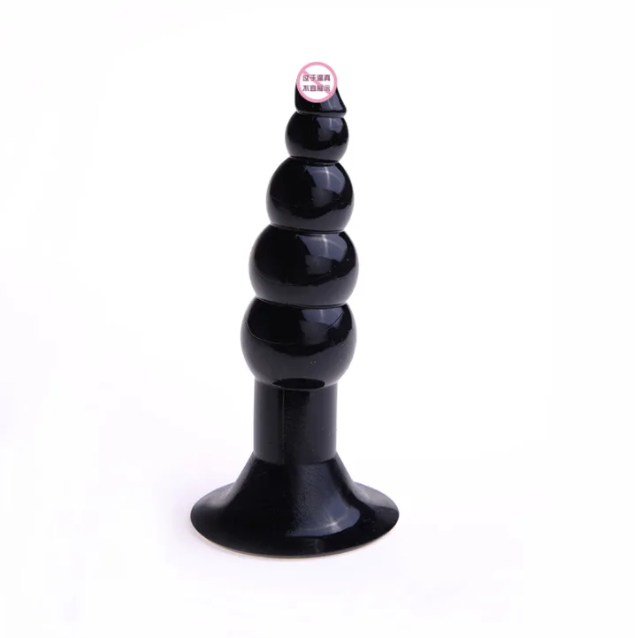 Mini Soft Silicone Anal Plugs Beads Dildo Butt Plug w/ Suck Cup Prostate Massage Adult Sex Stopper Toy for Men Women Adult Games