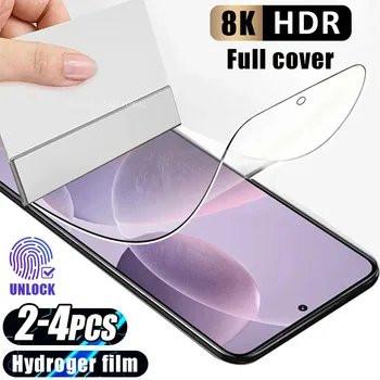 Xiaomi Redmi için silikon yumuşak hidrojel Film not 13 13R 12 11 10S 10 9 Pro ekran koruyucu Redmi Redmi A3X Turbo 3 K70 değil cam