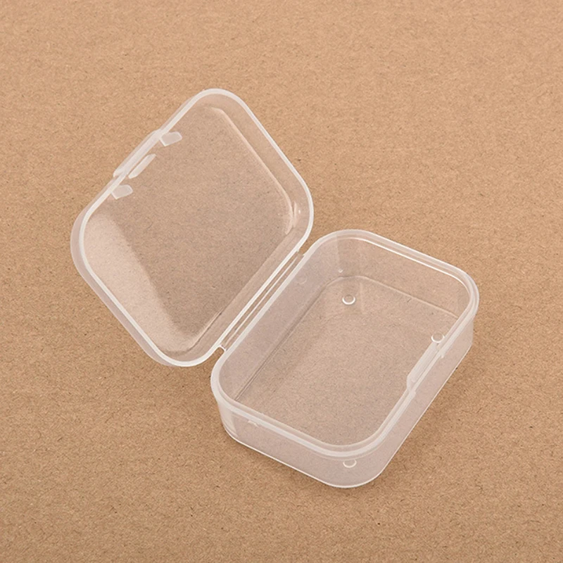 

Plastic Box Transparent Jewelry Organizer Sample Box Small Tool Storage Box Nail Enhancement Tool Box Mobile Phone Repair Case