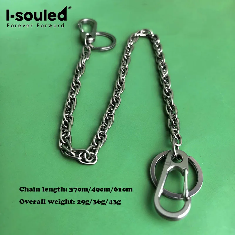TA1 pure titanium Fried Dough Twists chain is non rusting, non allergic, light, skin friendly and anti allergic 7.0mm pure titan