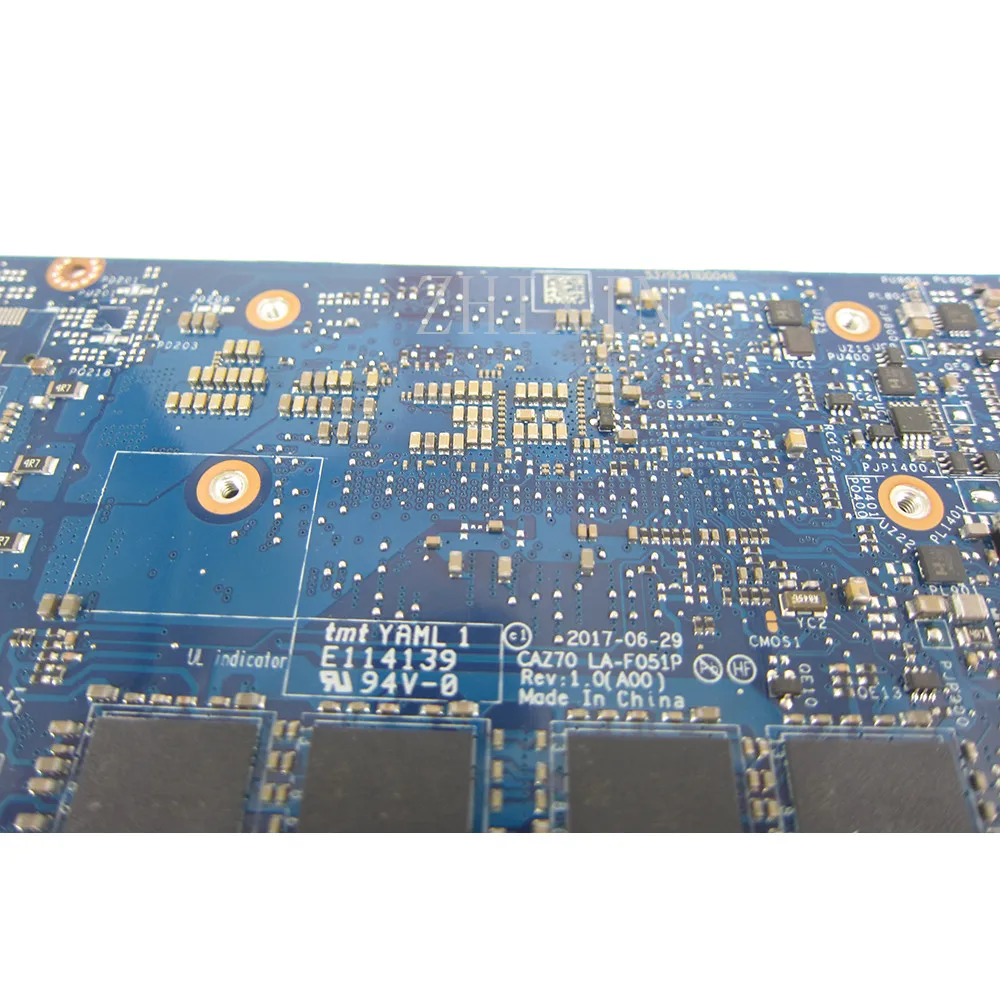 Imagem -02 - Laptop Motherboard para Dell Xps 13 La-f051p i5 I78th Gen Cpu Notebook Mainboard 8gb 16gb de Ram