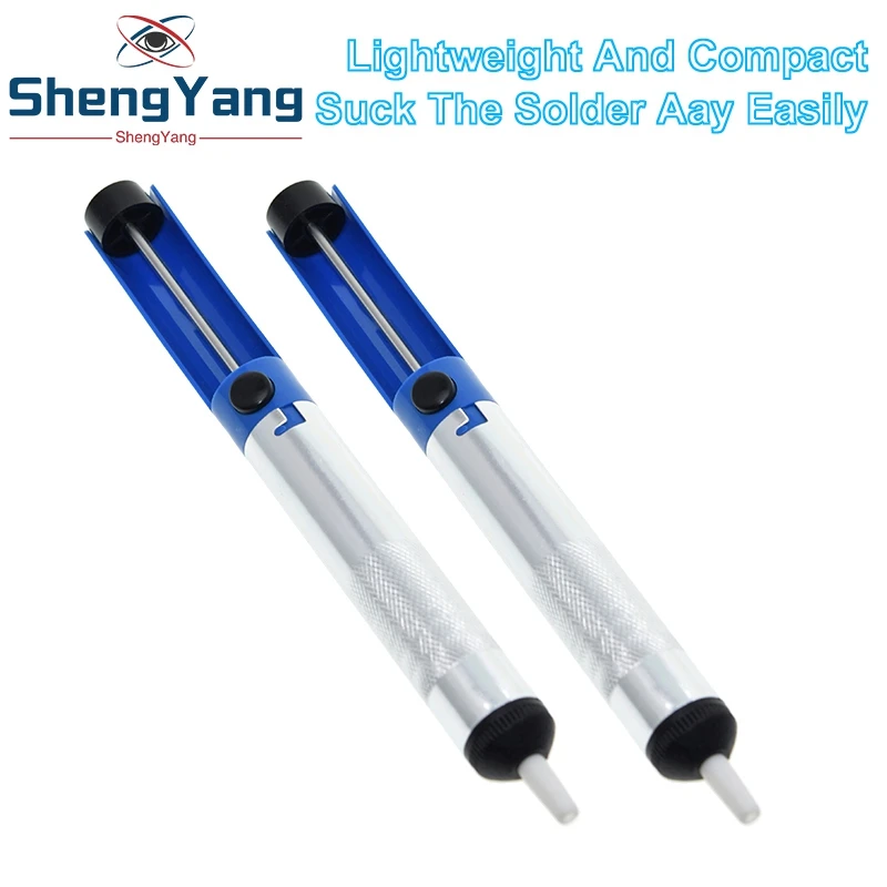 Aluminum Metal Desoldering Pump Suction Tin Gun Soldering Sucker Pen Removal Vacuum Soldering Iron Desolder Hand Welding Tools