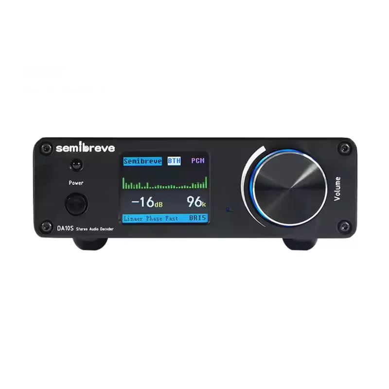 

DA10S HIFI Audio Decoder DAC Dual ES9038Q2M DSD512 Lossless Decoder QCC3084 Bt 5.4 USB 32BIT 384KHZ AMANERO Interface