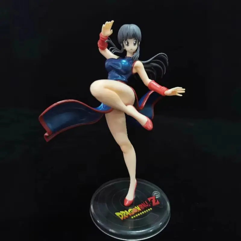 

Dragon Ball Mh Girl Wukong Wife Seven украшения ручной работы Qiqi Cheongsam анимационная модель игрушки Коллекционная фантазийная фигурка