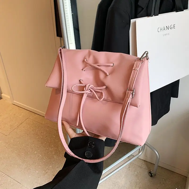 

Women's Bag Fashion bow-knot trendy new large-capacity casual simple single shoulder Handbag crossbody Women's underarm bag