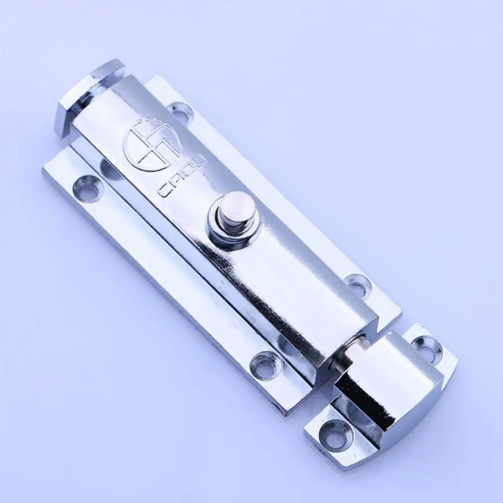 Zinc Alloy Spring for Toilet Gate Home Security Bolt Lock Door Bolt Lock