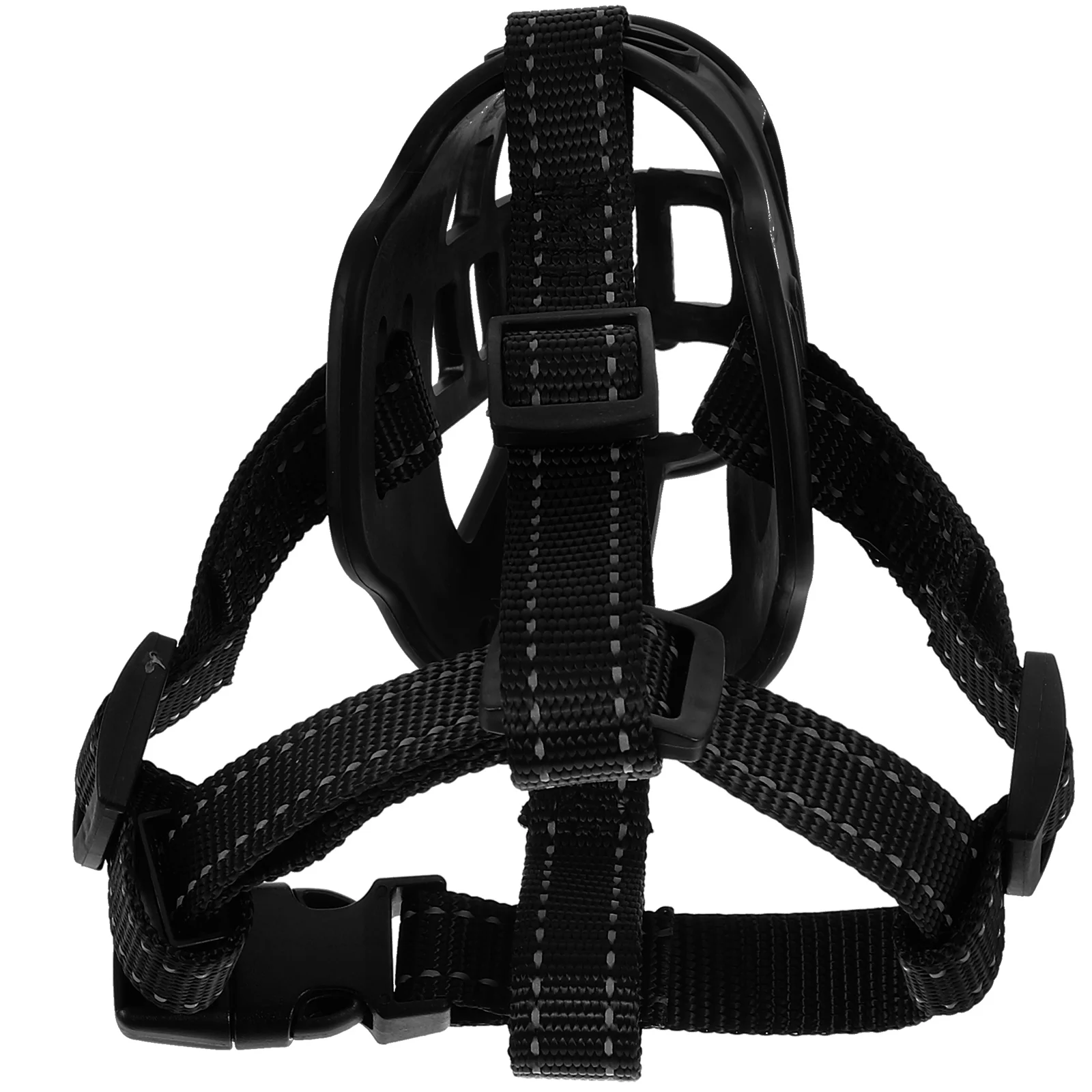 

Anti-bite Dog Muzzle Black Size 1 Adjustable for Small Dogs TPR Material Comfortable Portable Pet Supplies Dog Collar