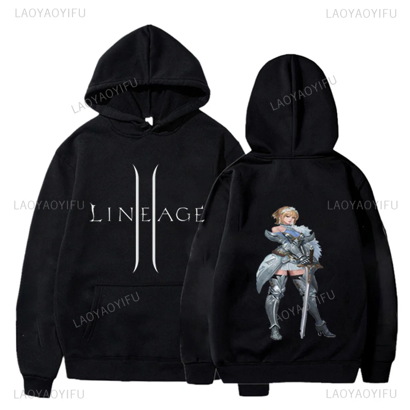 Classic  Anime Game  LINE AGE  Autumn Winter Trend  Leisure  Fashion Hot Sale Unisex Pullover Hoodies Street 