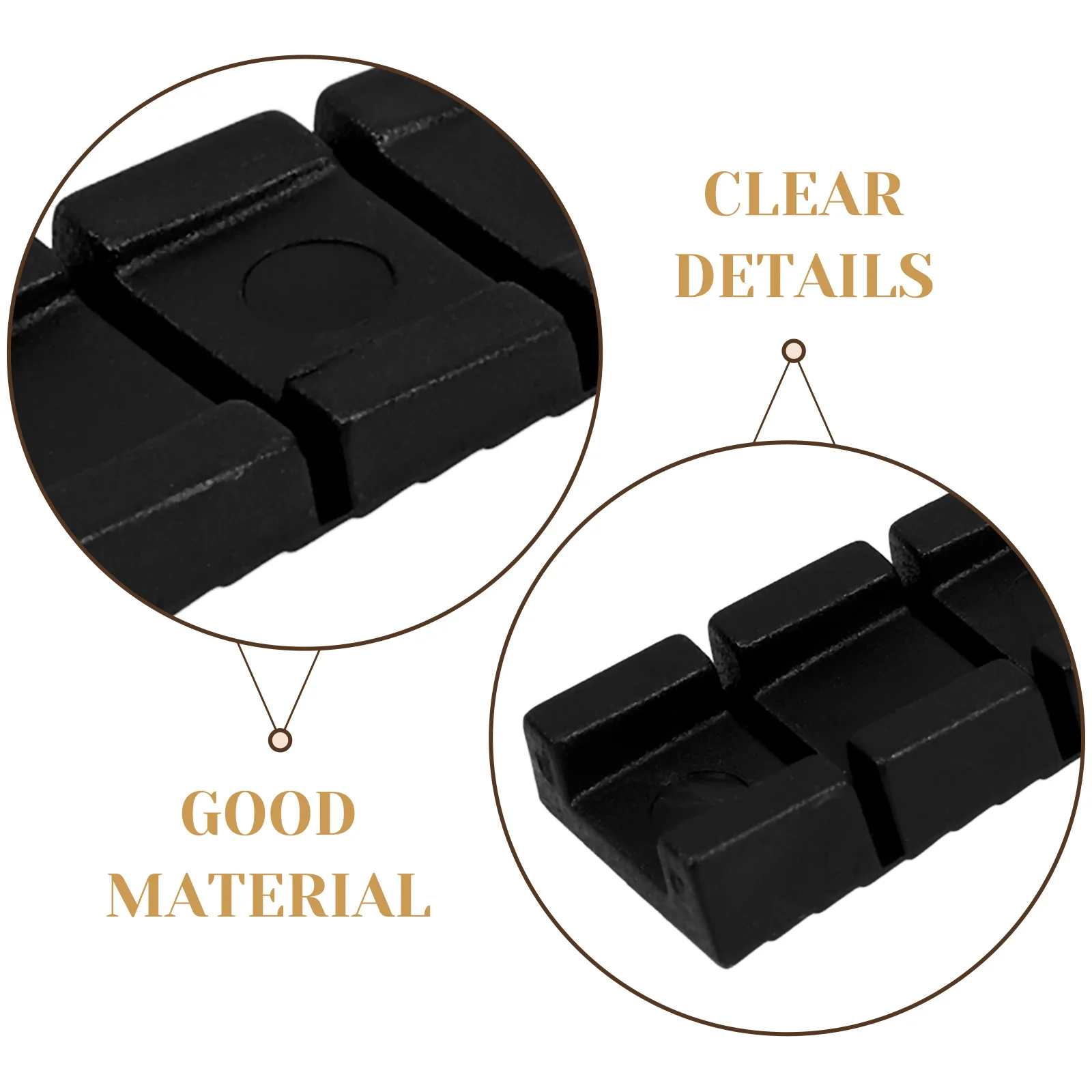 

24pcs Furniture Shims Leveling Wedges Pp Material Durable Stabilizers Floor Levelers For Tables Doors Uneven Surfaces Shims Set