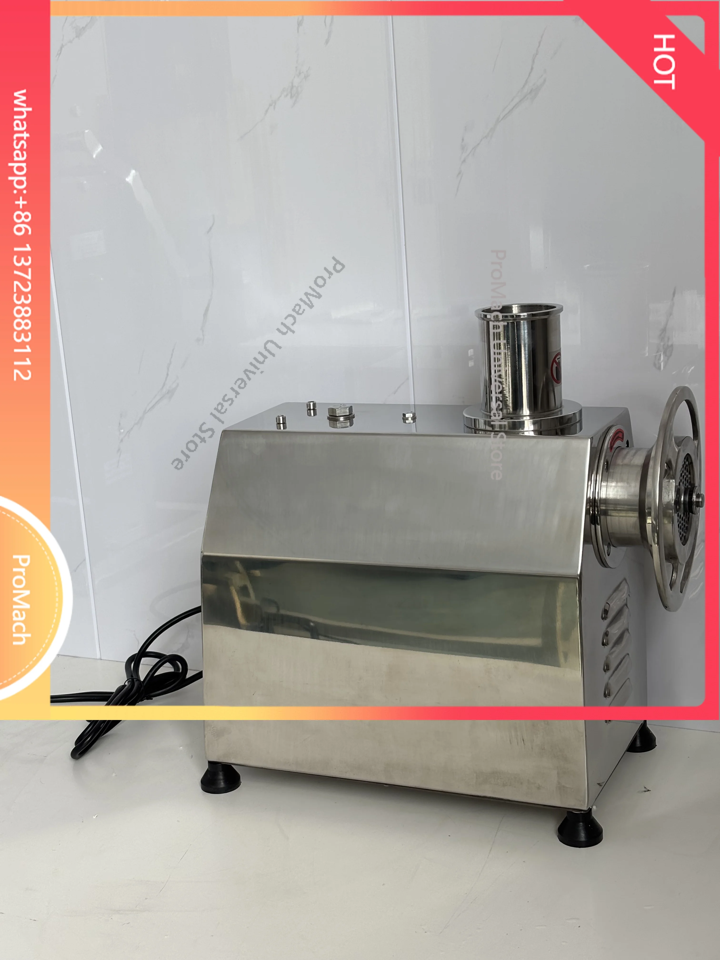 New Industrial Stainless Steel Commercial Meat Grinder Automatic  320kg/h Capacity High Efficiency