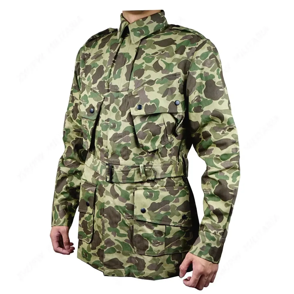 

Армейская военная униформа M42, камуфляжная куртка в стиле PACIFIC CAMOUFLAGE, модная хлопковая куртка в стиле PACIFIC OCEAN PARATROOPER DUCK HUNTER