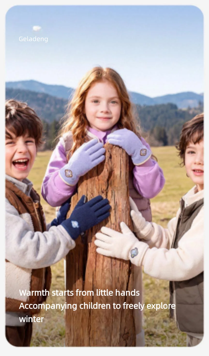 Fall/Winter Children's General-Purpose Lightweight, Soft and Warm Gloves - Full-Hand Touchscreen Cycling Gloves - Outdoor Sports