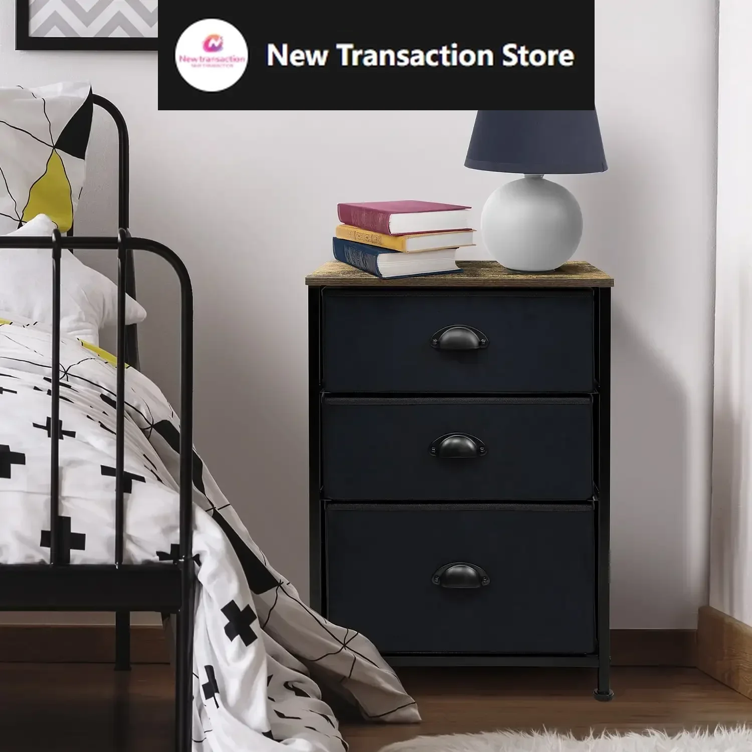 

Sorbus Nightstand with 3 Drawers Classic Bedside Furniture & Accent Bedroom End Table