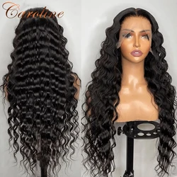 34 Inch Human Hair 13X4 Loose Deep Wave Frontal Wig 13X6 Curly HD Lace Front Wigs Brazilian Loose Wave 5x5 HD Lace Closure Wig