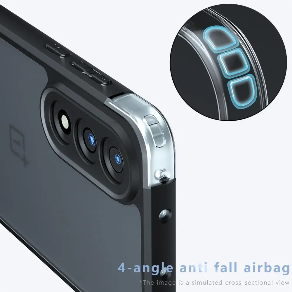 Matowe etui na OnePlus Nord 5 5G, matowe, odporne na wstrząsy, półprzezroczyste, w dotyku jak skóra, twarda obudowa tylna z ramką, fundas