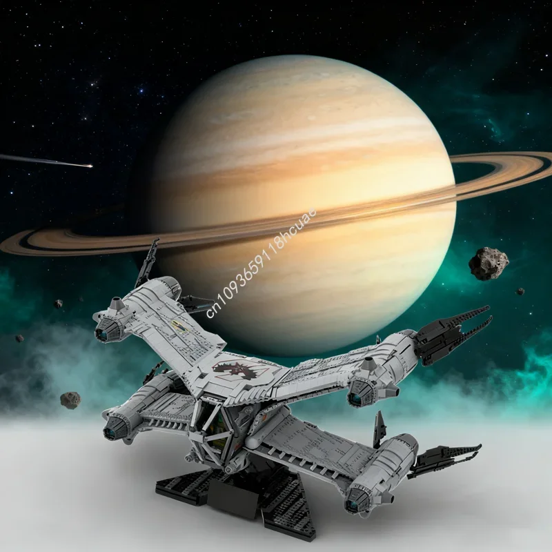 

7848 деталей MOC Babylon 5 Earth Alliance SA Aurora: Модель космического корабля, конструктор, творческий набор, кирпичики, рождественский подарок, игрушки для детей