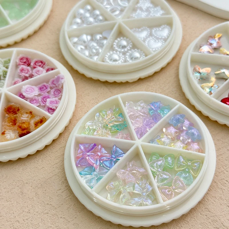 ชิ้นส่วนเล็บประกายระยิบระยับศิลปะพลอยเทียมคริสตัลอัญมณีเครื่องประดับลูกปัดทำเล็บอุปกรณ์ทำเล็บอุปกรณ์ประดับตกแต่งสำหรับมืออาชีพ