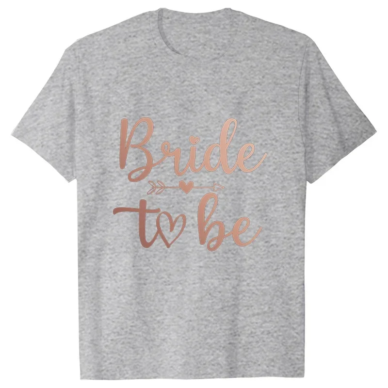 Team Bride Bridesmaid T-shirt White Black Tops Bridal Wedding Engagement Tshirt Friends Bachelorette Hen Party Tees EVJF T Shirt