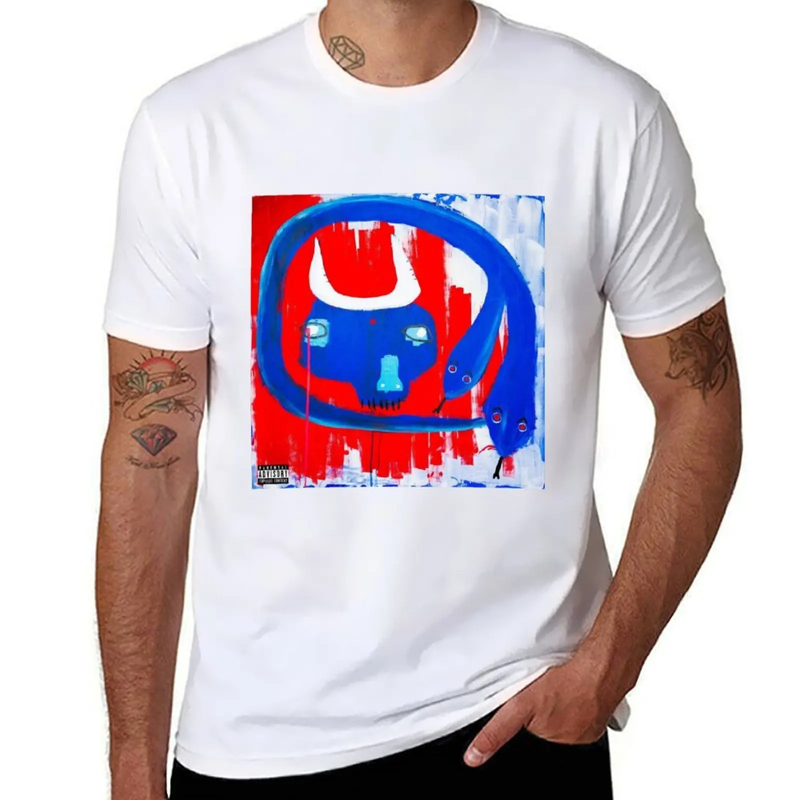 

action bronson white bronco T-Shirt man t shirt graphic t shirt for man T-Shirt